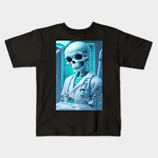 Cute skeleton doctor Kids T-Shirt